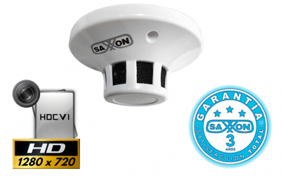 CAMARA OCULTA EN DETECTOR DE HUMO